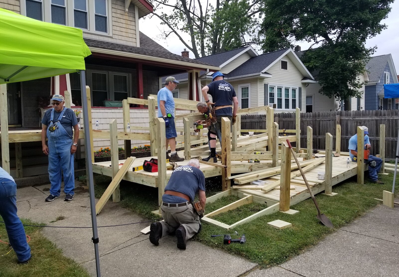 With the help of volunteers, Milestone Senior Services installed 111 wheelchair ramps last year in Kalamazoo and Calhoun counties.