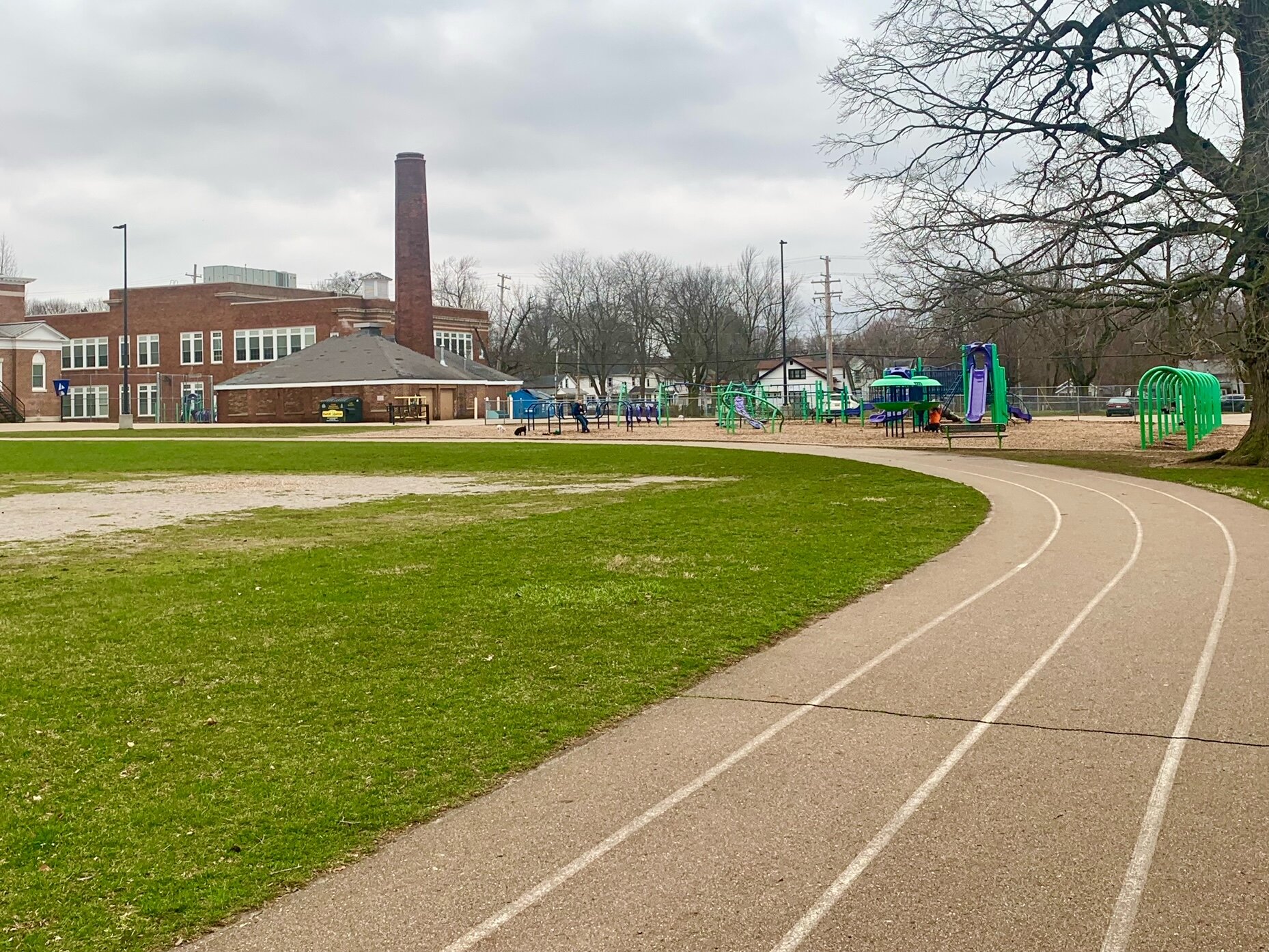 A new neighborhood plan for Stuart Neighborhood includes the idea of developing stronger connections between area residents and Woodward School for Technology & Research, shown here.