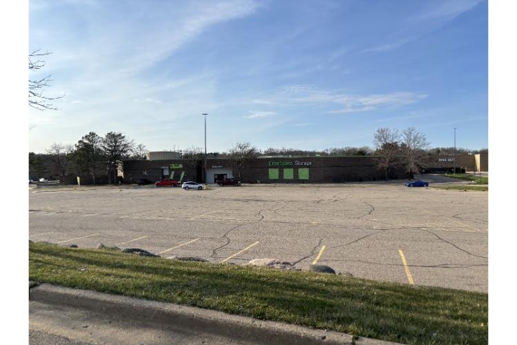 A look at the empty parking lots of Lakeview Square Mall in Battle Creek. 