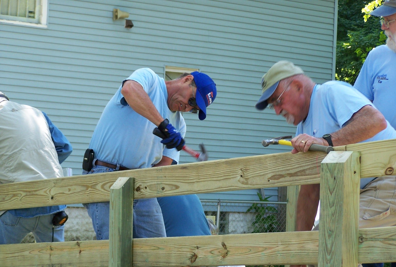 The Tuesday Toolmen are a volunteer group of generally retired and skilled individuals who do free home repair and home modification work to help low-income seniors contacted through Senior Services. 