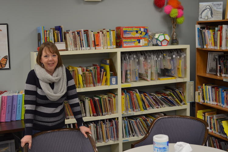 SLD CEO Kristen Potts in the SLD office.