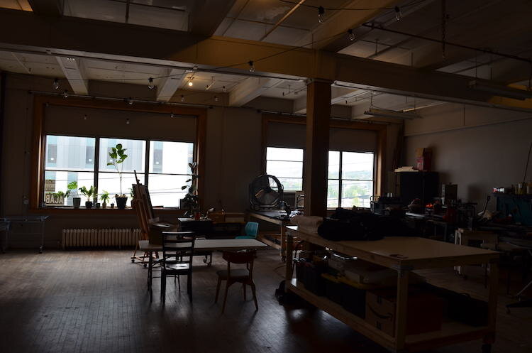 Inside views of Elemental Print Shop