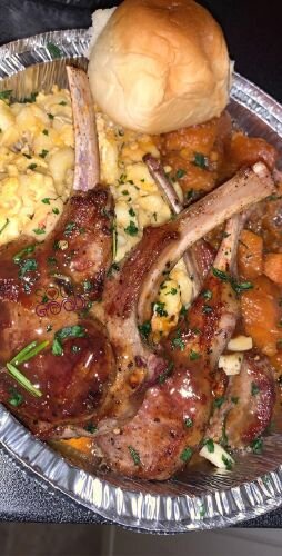 A lamb dish by Soul Good LLC.