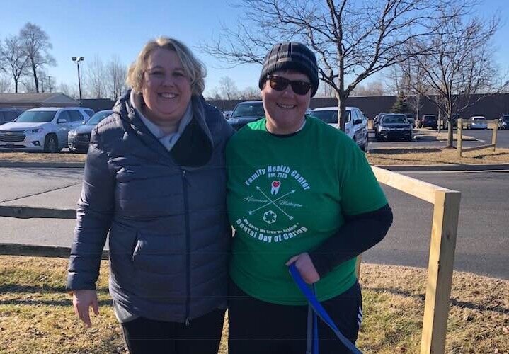 Kelly Doyle and Tracy Hall at HRI's Walk for Homeless