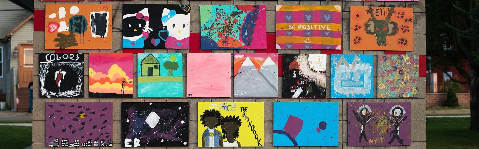 Youth murals on display at Kik Pool