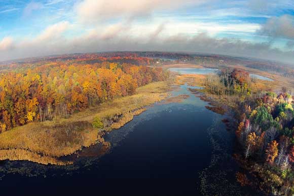 view from Quadcopter