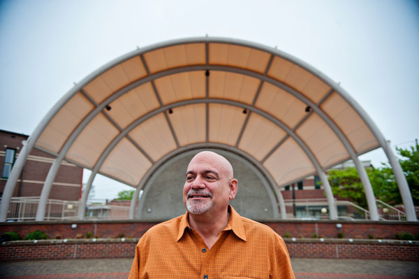 Wayne Deering at the festival site