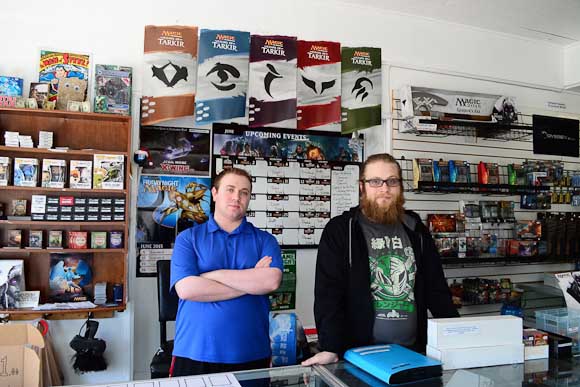 Odyssey Games co-owners, Elliot Parkhurst and Johnny Blaze