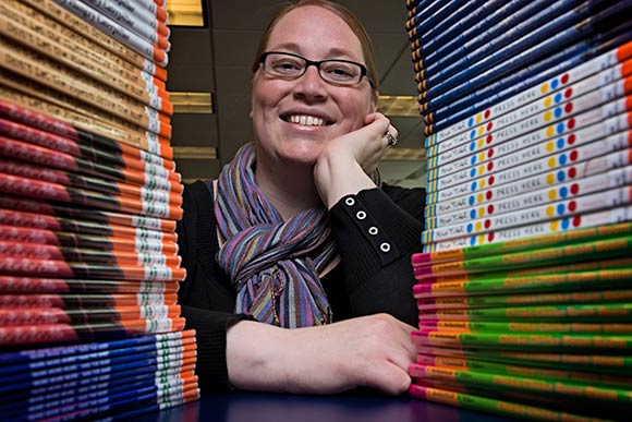 Andrea Vernola, children’s programming librarian at Kalamazoo Public Library