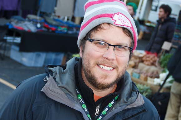 Farmers Market Manager, Chris Broadbent