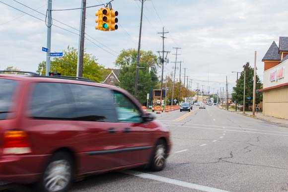 Traffic Along Portage Road