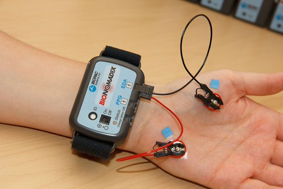 Wrist sensor measures responses