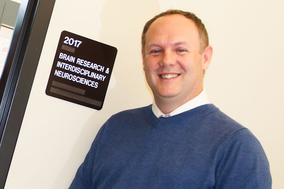 Ed Roth outside his WMU office