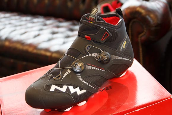 Special winter biking shoes