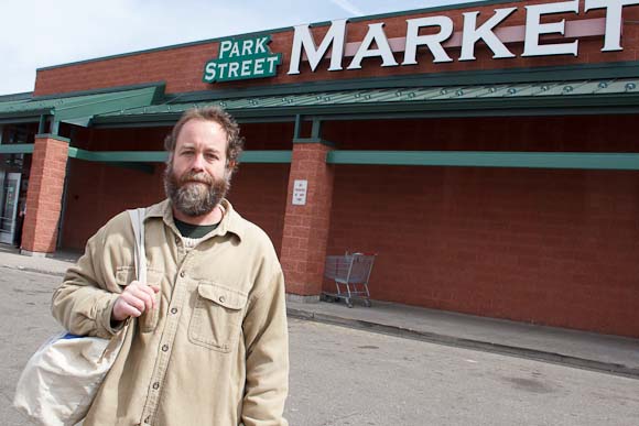 Mike Nelson at the Park St Market