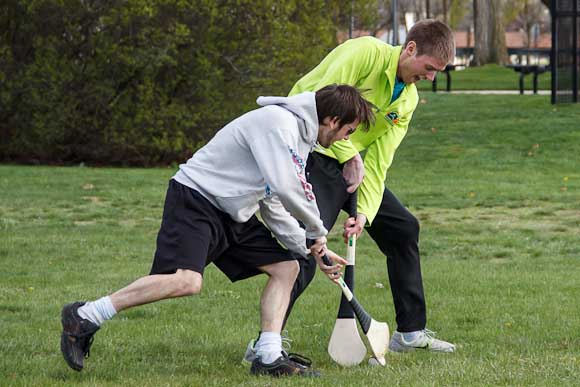 Mike Nowakowski (left) and Erik Miller