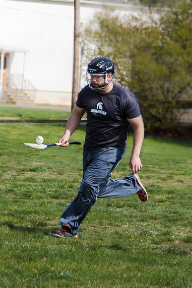 Player Steve weaver in action