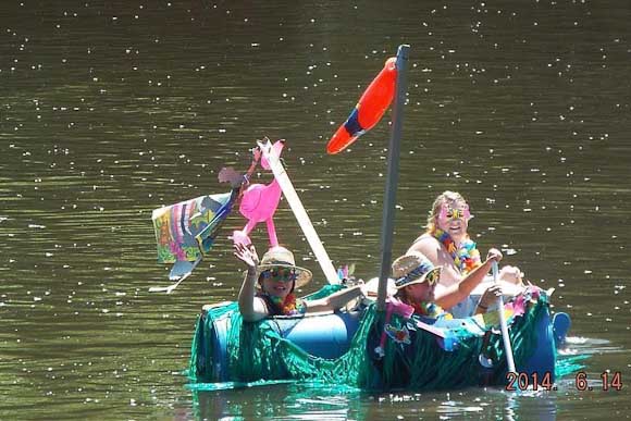 Rafters take to the river