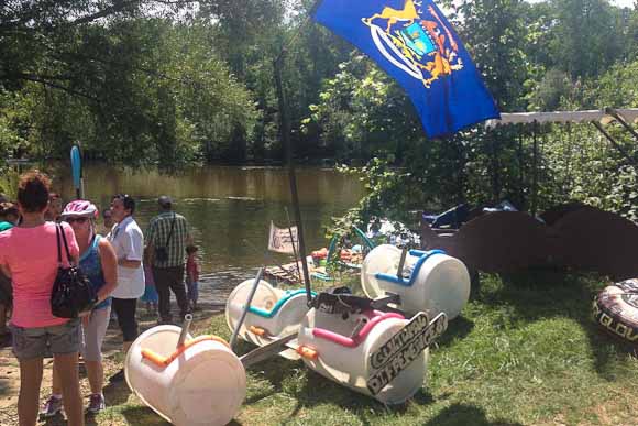 Rafters take to the river