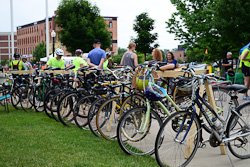Pop-up bike lanes