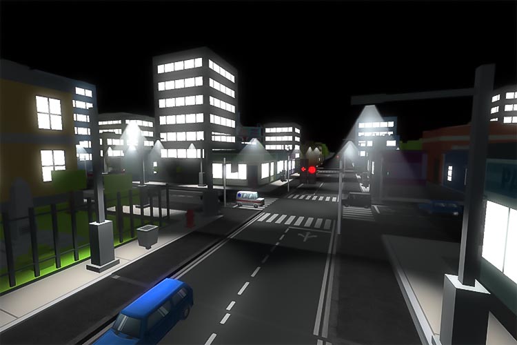 Alphaville at night