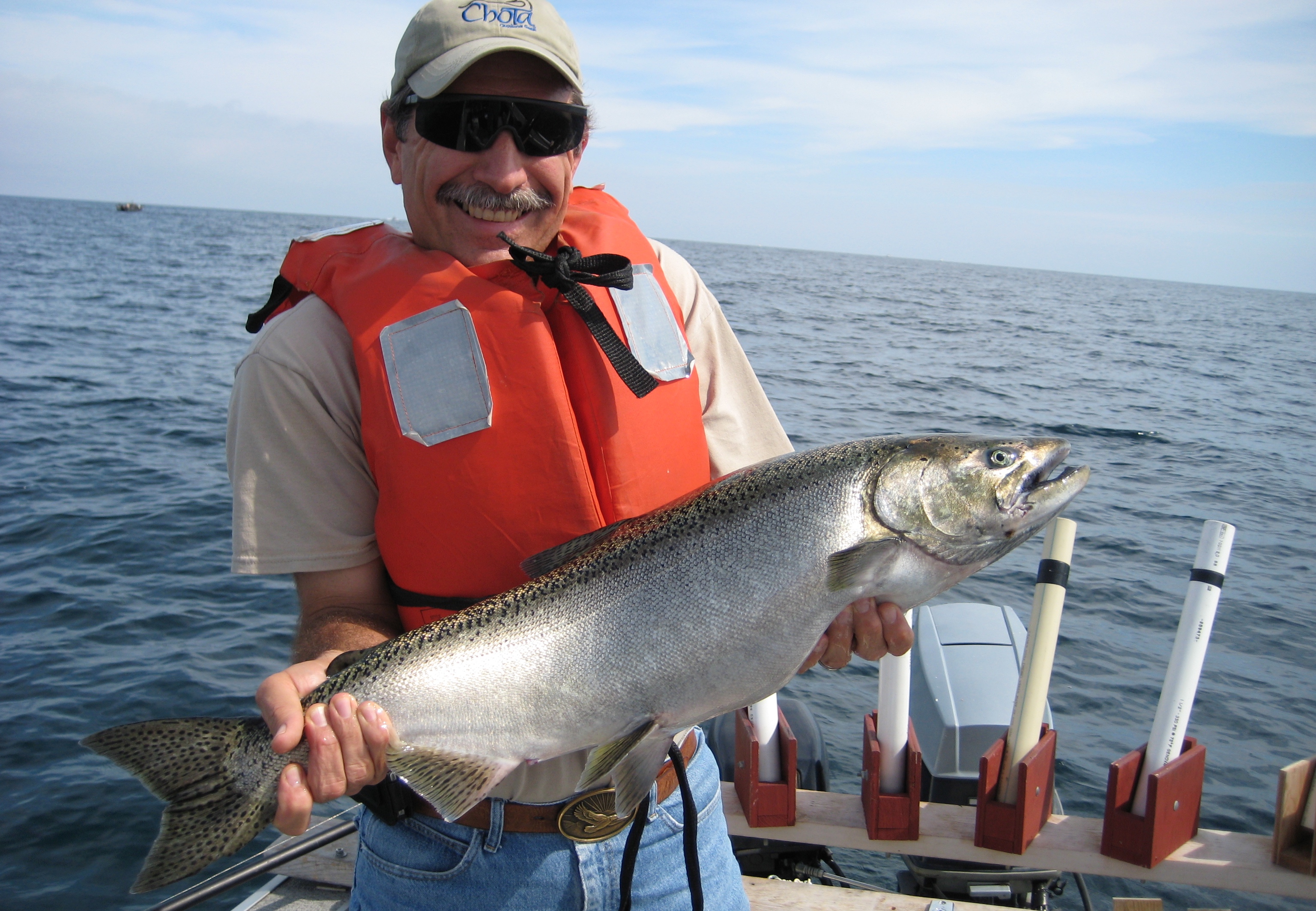 Chinook salmon are non-native to Michigan, but bring benefits to the state.