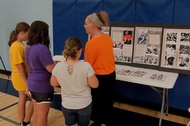 Attendees learn about the history of the ADA.