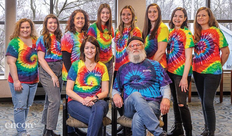 Amy Perricone, front left, and James Henry, right, oversee the CTAC including staff members, back row, from left, Kristin Sausser, Katelyn Rodriguez, Susan Rood, Megan Heidema, Libby Matthews, Kim Whittaker, Shelbey Watson- Beasley and Evie Jeffries.