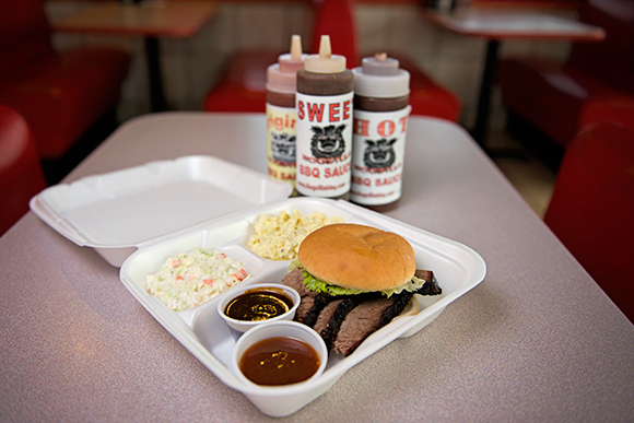 Beef Brisket Sandwich from Hogzilla BBQ Pit