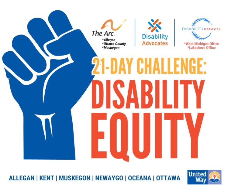 To help people better understand the challenges faced by those with disabilities, the United Ways in Michigan have launched the 21-Day Disability Equity Challenge. 