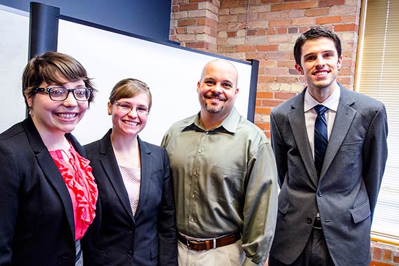 Gabriella Vezzosi, Elizabeth Mooney, Andrew Eaton and Jonathan Rhodes