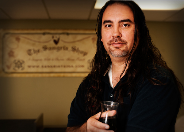 Fernando Costas, co-owner of The Sangria Shop on Sprinkle Road. 