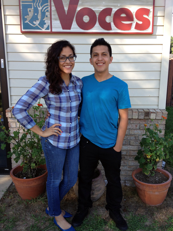 Carla Fernández-Soto, left, and Antonio Carrillo