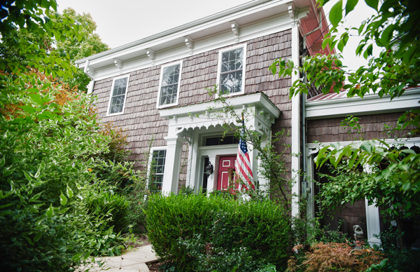 The original farm house is one of the center pieces of Southern Exposure Herb Farm. 