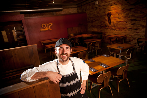 Chef Matthew Pietsch of Salt of the Earth in Fennville, Michigan.