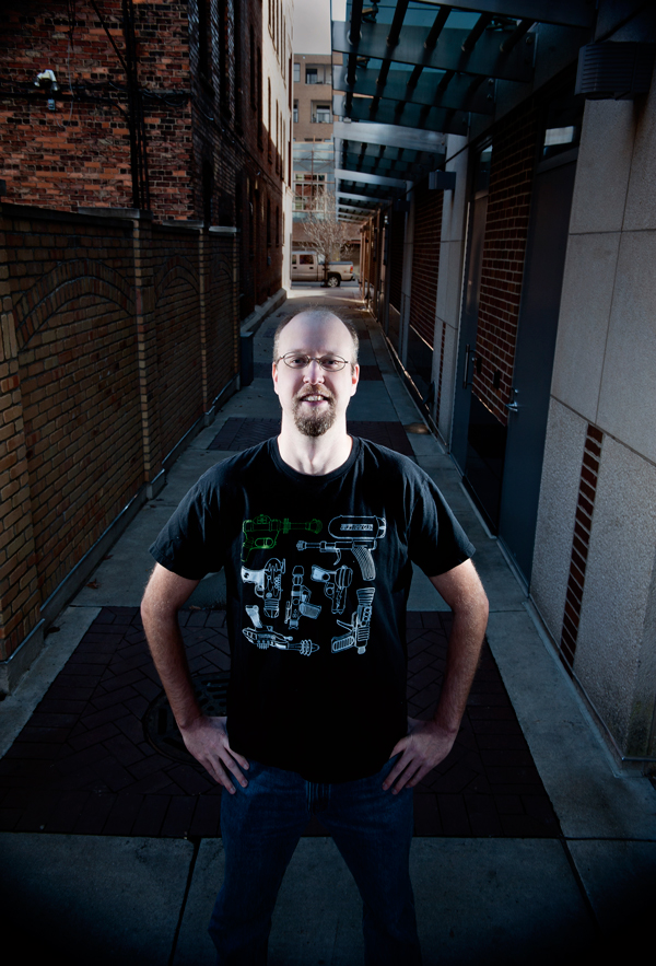 Lead Graphic Designer and Social Media guru Eric Schmidt hopes to get funding for a classic pro wrestling game.