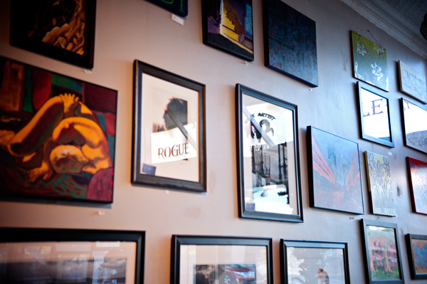The gallery now has 16 artist that work or show there are at the gallery space. 