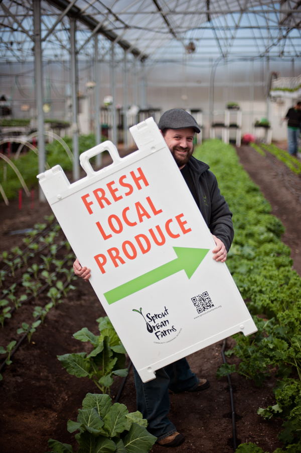 Jeremy Andrews, CEO of Sprout Urban Farms 