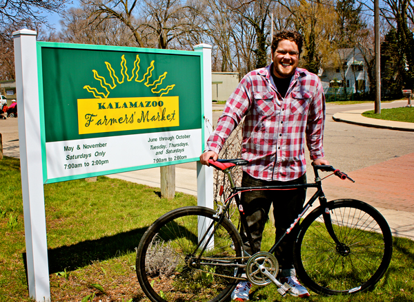 Chris Broadbent, former manager of the Kalamazoo Farmers Market