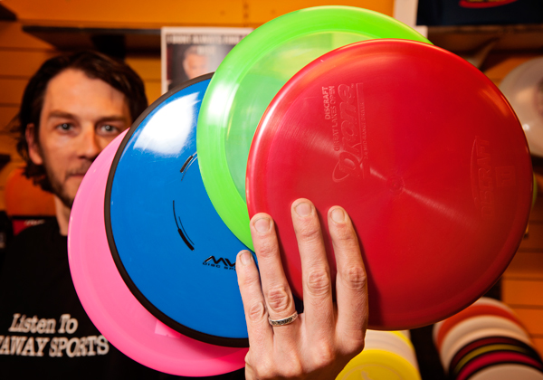 Chad Curtis helped design and build the Irving Park Course for disc golfers.