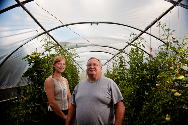 Melody and Ron of Veggie Bites, specializing in pickling local vegetables 