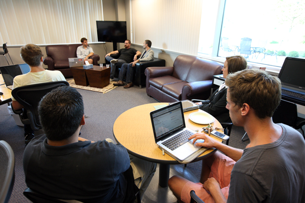 Coworking space in the Creekside Conference Center in Portage