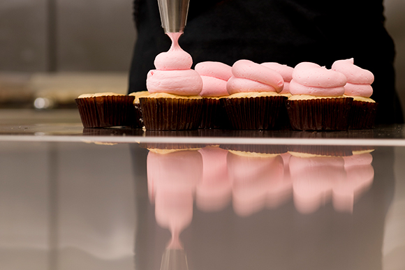 Frosting the Cupcakes