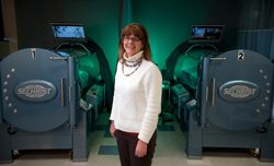 Mary Beth Kaiser of Wound Healing & Hyperbaric Center at Borgess / photos by Erik Holladay