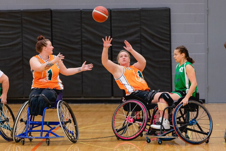 Both junior and adult leagues participate in the adaptive sports program. Youth with diagnoses ranging from spina bifida to multiple sclerosis can take classes, learn new skills, and connect with peers and mentors.