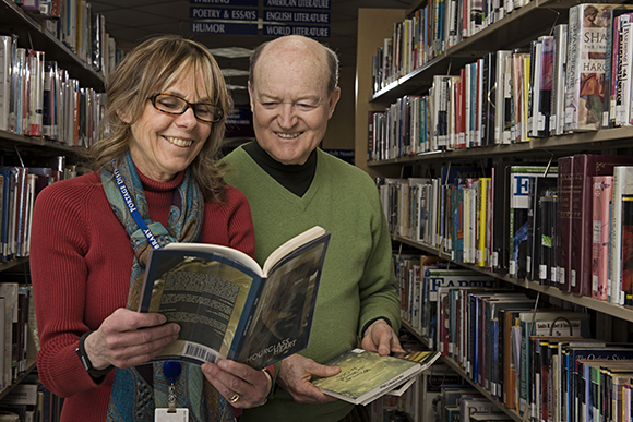 Marsha Meyer, left, and George Martin