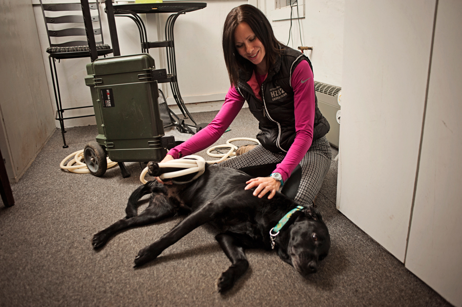 Erin McElmurry of Every Stride Dressage in Vicksburg uses PEMF Therapy to help humans and animals with chronic pain and tissue repair.