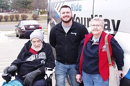 From left: Dennis Young, Tom Sikkema and Melinda Young.