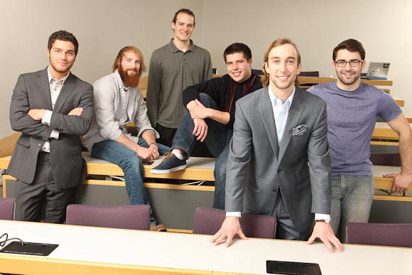 The  AutoMowticCo Team of WMU entreprenuers