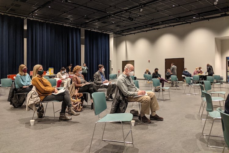 Residents turned out to the Kool Family Community Center learn about the ARPA funds being made available to community groups.